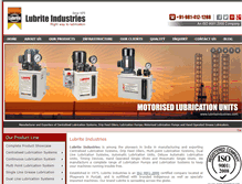 Tablet Screenshot of lubriteindustries.com